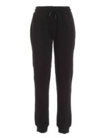 Pantalone nero con ricamo logo