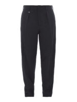 Pantaloni in tela di misto lana stretch