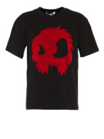 T-shirt in jersey con stampa logo Monster
