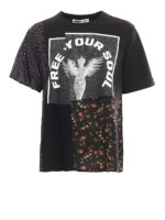 T-shirt destrutturata patchwork