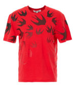 T-shirt in jersey con stampa Swallow Degrade