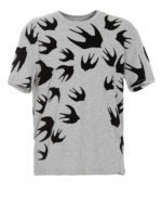 T-shirt in jersey con stampa Swallow
