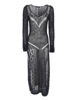 Abito lungo Victoria nero