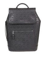 Zaino Hudson in pelle con logo