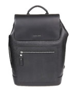 Zaino Hudson in pelle nera