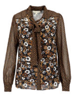 Blusa effetto trasparente