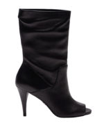 Stivali bassi Elaine neri a punta aperta