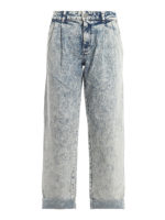 Jeans boyfriend in denim slavato