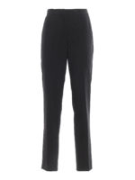 Pantaloni a gamba dritta in lana