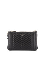 Clutch Jet Set Charm in pelle trapuntata