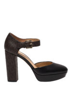 Decollete Sierra con plateau in pelle