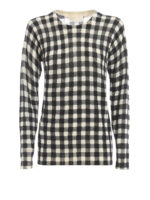 Maglione in lana a quadri