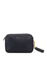 Borsa a tracolla Ginny media in pelle blu