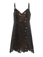 Mini abito in tessuto ricamato