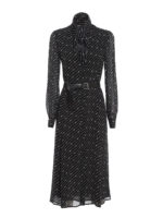 Abito al ginocchio in crepe