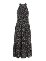 Abito in jersey floreale testurizzato