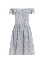 Abito chemisier in lino e cotone