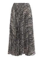 Gonna plisse stampata