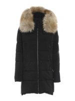 Cappotto con inserto pelliccia sintetica