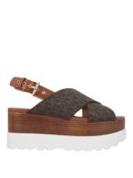 Sandali MK Becker con zeppa