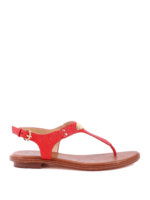 Infradito in pelle saffiano