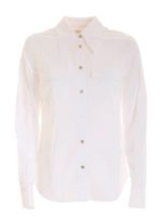 Camicia bianca con tasche a toppa