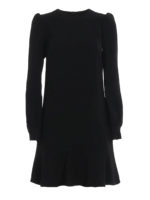 Abito in cady con balza