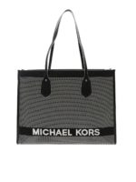 Borsa a spalla Bay nera e bianca