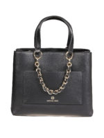 Borsa in pelle Cece nera piccola