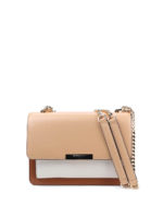 Borsa Jade grande in pelle tricolore