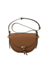 Borsa a spalla Mara in pelle marrone
