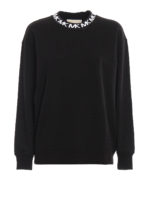 Felpa girocollo con logo