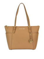 Tote Jet Set in saffiano con zip