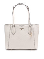 Borsa Mae media in pelle a grana