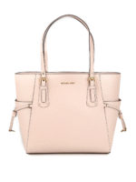 Shopper Voyager S in pelle rosa chiaro