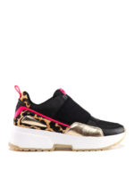 Sneaker Cosmo con dettagli leopardati