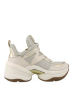 Sneakers Olympia in pelle e mesh