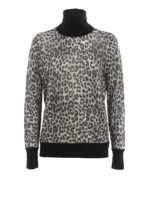 Dolcevita animalier in misto lana