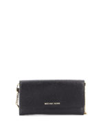 Portafoglio in pelle con catena