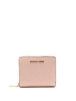 Portafoglio Jet Set medio rosa con automatico