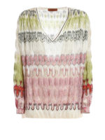 Blusa con fantasia multicolore