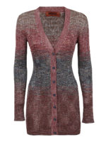 Cardigan in misto viscosa con lurex