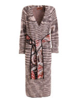 Cardigan lungo in misto lana