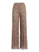 Pantaloni in maglia fiammata