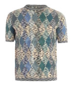 Girocollo in cotone lino a manica corta