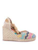 Espadrillas Chevron con zeppa