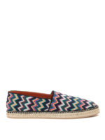 Espadrillas a motivo geometrico