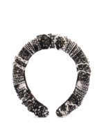 Cerchietto con pailettes e maglia