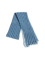 Sciarpa in maglia sui toni del blu