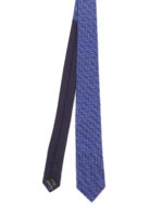 Cravatta regimental con motivo chevron
